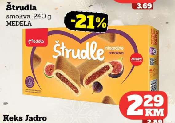 Štrudla smokva, 240 g MEDELA