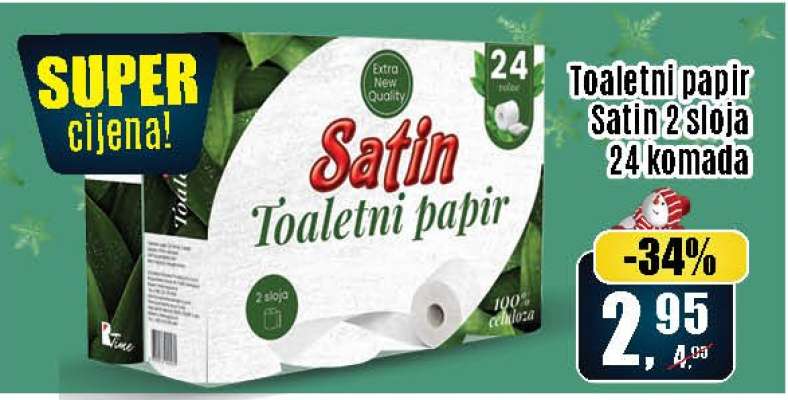 Toaletni papir Satin