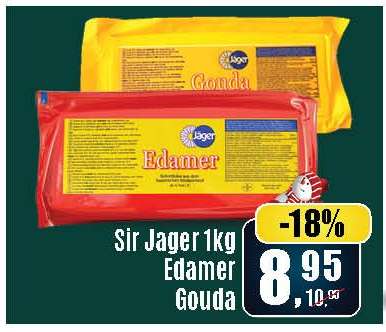 Sir Jager 1kg Edamer Gouda