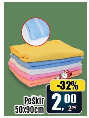 Peškir 50x90cm