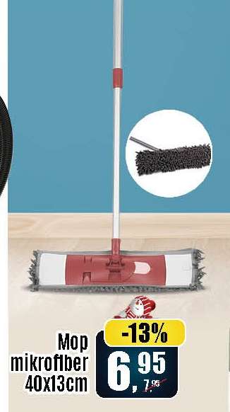 Mop mikrofiber 40x13cm