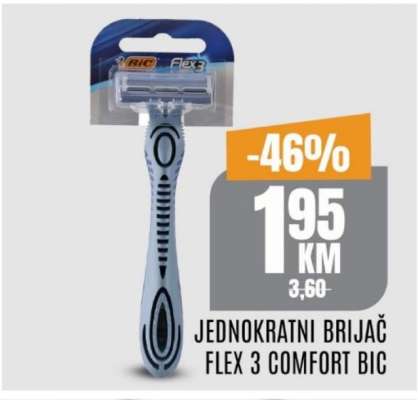 Jednokratni brijač Flex 3 Comfort BIC
