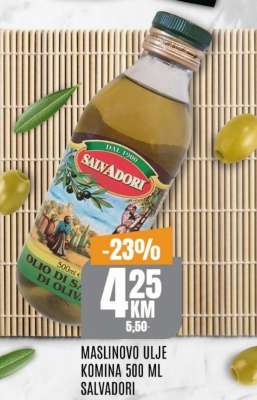 MASLINOVO ULJE KOMINA 500 ML SALVADORI