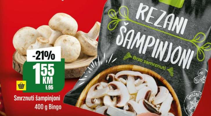 Smrznuti šampinjoni