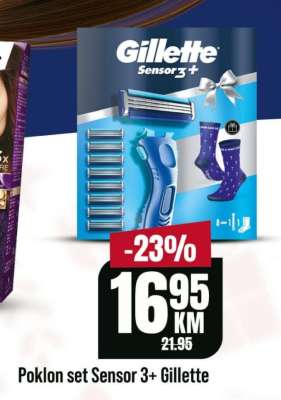 Poklon set Sensor 3+ Gillette