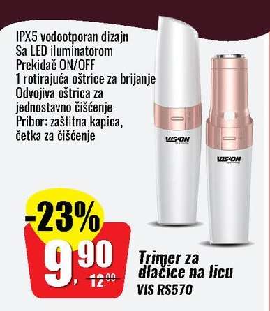 Trimer za dlačice na licu VIS RS570