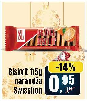 Biskvit 115g narandža Swisslion