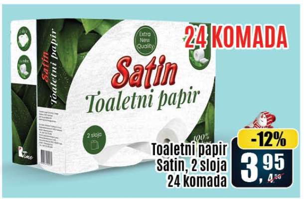 Toaletni papir Satin