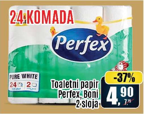 Toaletni papir Perfex, Boni