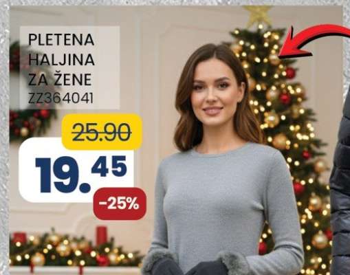 PLETENA HALJINA ZA ŽENE ZZ364041