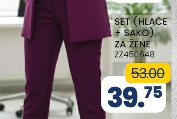SET (HLAČE + SAKO) ZA ŽENE