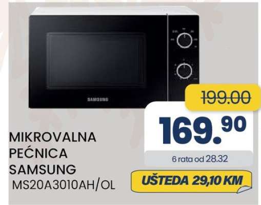 MIKROVALNA PEĆNICA SAMSUNG MS20A3010AH/OL