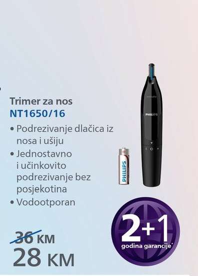 Trimer za nos NT1650/16