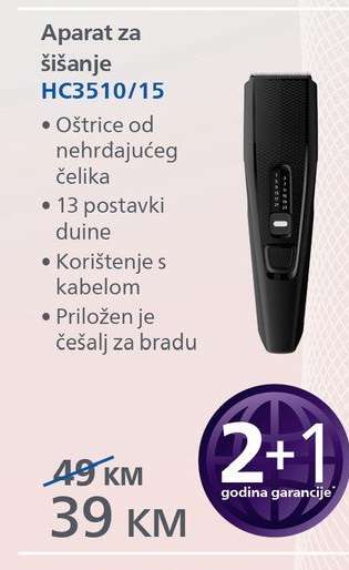 Aparat za šišanje HC3510/15
