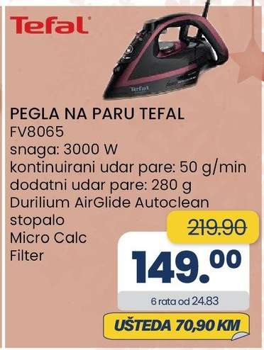 PEGLA NA PARU TEFAL FV8065