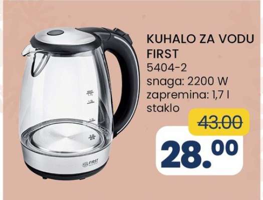 KUHALO ZA VODU FIRST