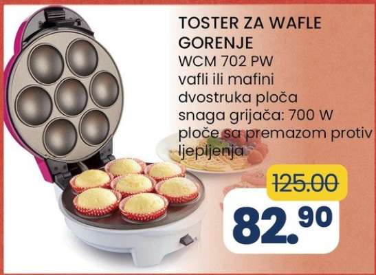 TOSTER ZA WAFLE GORENJE
