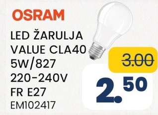 OSRAM LED ŽARULJA VALUE CLA40