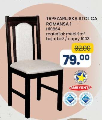 TRPEZARIJSKA STOLICA ROMANSA 1