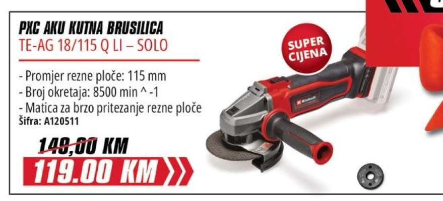 PKC AKU KUTNA BRUSILICA TE-AG 18/115 Q LI – SOLO