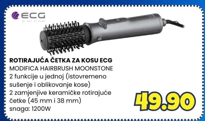 ROTIRAJUĆA ČETKA ZA KOSU ECG