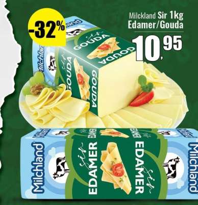 Milckland Sir 1kg Edamer/Gouda