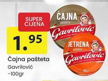 Čajna pašteta Gavrilović