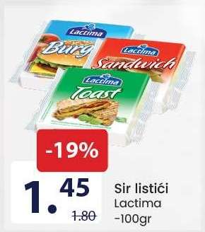 Sir listići Lactima