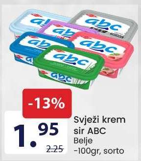 Svježi krem sir ABC