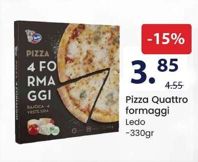 Pizza quattro formaggi