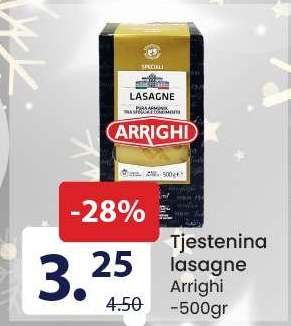 Tjestenina lasagne Arrighi