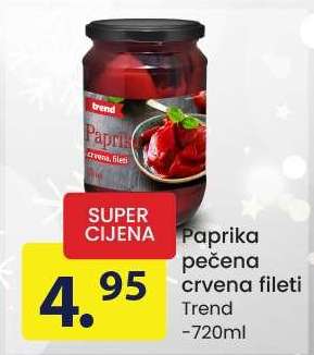 Paprika pečena crvena fileti