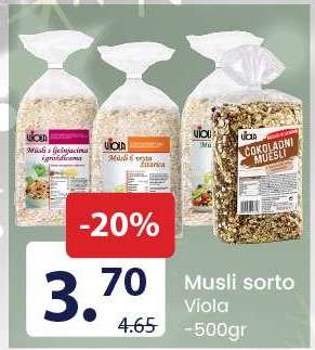Musli sorto Viola