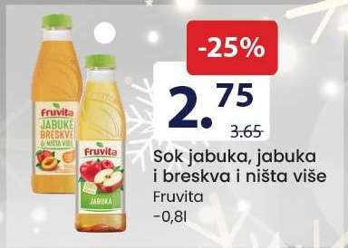 Sok jabuka, jabuka i breskva i ništa više