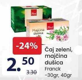 Čaj zeleni, majčina dušica