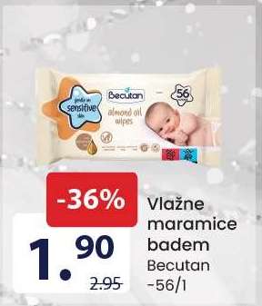 Vlažne maramice badem