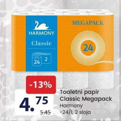 Toaletni papir Classic Megapack