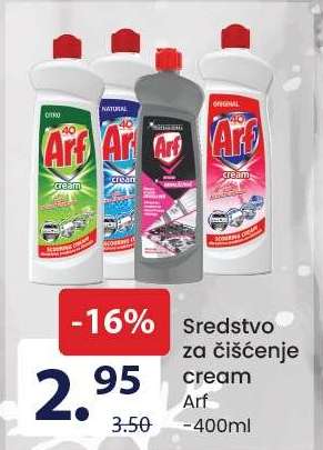 Sredstvo za čišćenje cream Arf