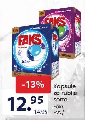 Faks kapsule za rublje