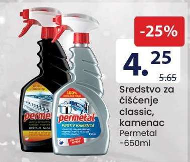 Sredstvo za čišćenje classic, kamenac Permetal