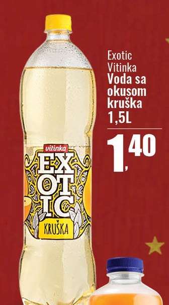 Exotic Vitinka Voda sa okusom kruška