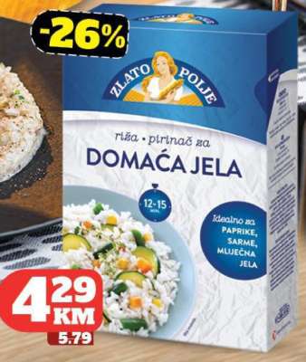 Zlato Polje Domaća Jela Riža