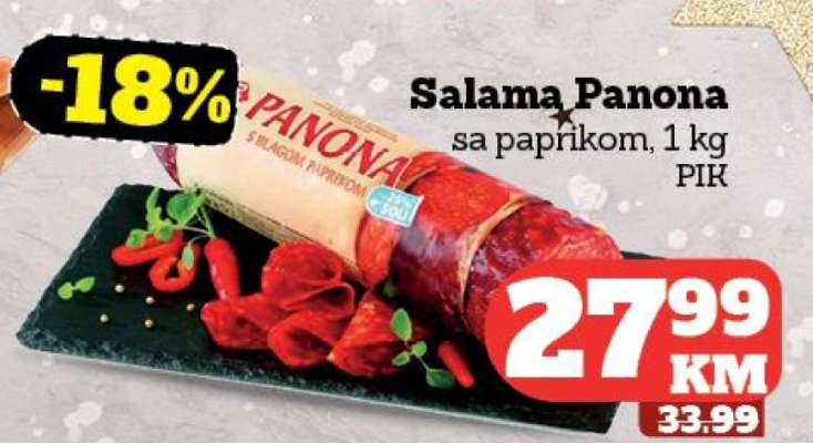 Salama Panona sa paprikom, 1 kg