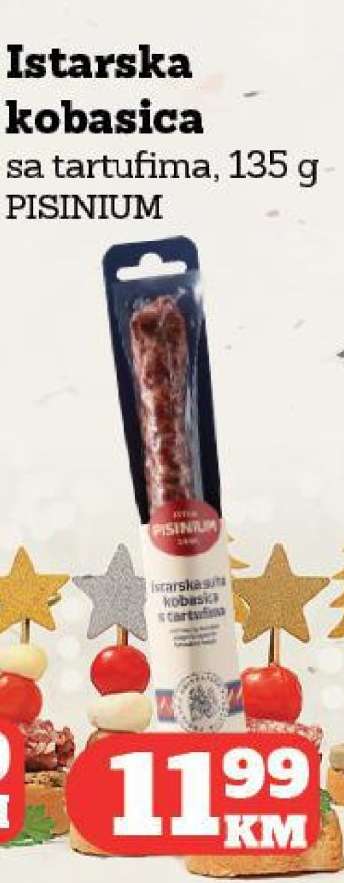 Istarska kobasica sa tartufima, 135 g