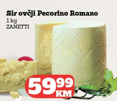 Sir ovčji Pecorino Romano
