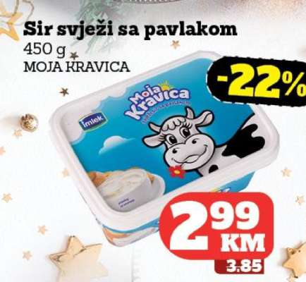 Sir svježi sa pavlakom