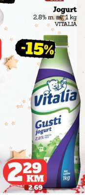 Vitalia Gusti jogurt