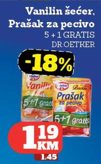 Vanilin šećer / Prašak za pecivo