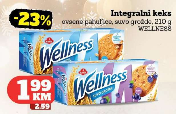 Wellness Integralni keks