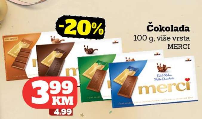 Čokolada MERCI
